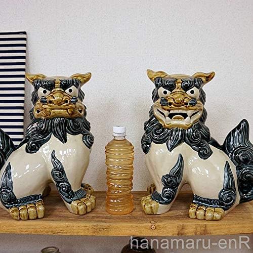 沖縄 面シーサー 壁掛け 金城陶器秀陶房 やちむん シーサー置物